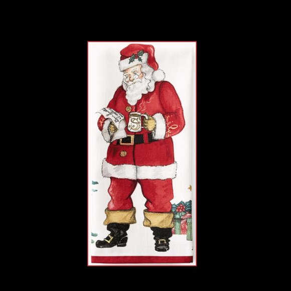 NEW RARE Williams Sonoma Set of 2 Twas the Night Before Christmas Santa … - Picture 3 of 3